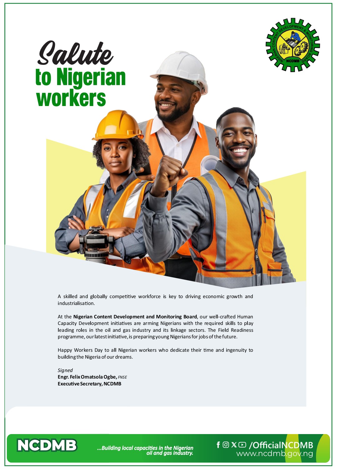 ncdmb new